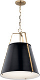 Kichler 52711BK Etcher Retro Black Pendant Lamp