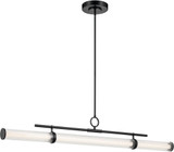 Kichler 52754BKLED Riven Contemporary Black LED Island Lighting