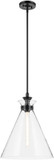 Kichler 52775BKCLR Laria Contemporary Black Pendant Light Fixture