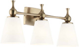 Kichler 55092CPZ Cosabella Champagne Bronze 2-Light Bathroom Light Fixture