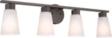 Kichler 55122OZ Stamos Olde Bronze 4-Light Vanity Lighting Fixture