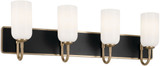 Kichler 55164CPZ Solia Modern Champagne Bronze 4-Light Vanity Light