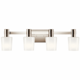 Kichler 55177PN Adani Modern Polished Nickel Light Sconce