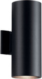 Kichler 9246BK Contemporary Black Outdoor 15" Wall Sconce Lighting