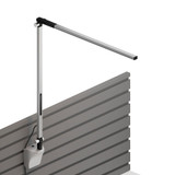 Koncept AR1000-SIL-SLT Z-Bar Solo Contemporary Silver LED Slatwall Mount Reading Light