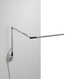 Koncept AR3100-SIL-WAL Z-Bar Mini Contemporary Silver LED Wall Mount Task Lighting