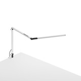 Koncept AR3100-WHT-CLP Z-Bar Mini Contemporary White LED Clamp Desk Lamp
