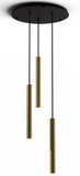 Koncept CMP-C3-S-16-BRS Combi Modern Brass LED 3-Light Multi Ceiling Light Pendant