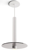 Koncept CMP-S1-S-12-MWT+GDGY9 Combi Contemporary Matte White LED Mini Lighting Pendant