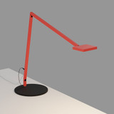 Koncept FCD-2-MFR-QCB Focaccia Modern Matte Fire Red LED Wireless Charging Base Task Lamp