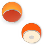 Koncept GRW-S-CRM-MOR Gravy Contemporary Chrome / Matte Orange LED Lamp Sconce