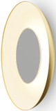Koncept RMW-09-SW-PTB-HW+18BD-GMW Ramen Contemporary Gold w/ Matte White Interior LED Wall Lighting