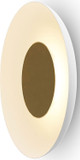 Koncept RMW-12-SW-BRS-HW+24BD-MWT Ramen Modern Matte White LED Wall Lamp