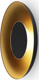 Koncept RMW-12-SW-MTB-HW+24BD-MBG Ramen Contemporary Matte Black w/ Gold Interior LED Wall Sconce Lighting