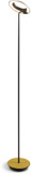 Koncept RYO-SW-MTB-HDF-FLR Royyo Contemporary Matte Black / Honeydew Felt LED Floor Lamp Light