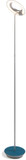 Koncept RYO-SW-SIL-AZF-FLR Royyo Contemporary Silver / Azure Felt LED Floor Lamp Lighting