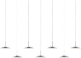 Koncept RYP-L7-SW-CRM Royyo Modern Chrome LED Multi Drop Lighting