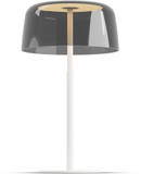 Koncept YUT-SW-MWT+SDGY Yurei Contemporary Matte White LED Table Top Lamp