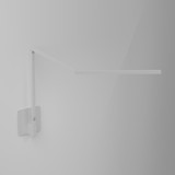 Koncept ZBD3100-MWT-HWS Z-Bar Gen 4 Contemporary Matte White LED Hardwire Wall Swing Arm Lamp