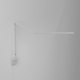 Koncept ZBD3100-MWT-WAL Z-Bar Gen 4 Modern Matte White LED Non-Hardwired Wall Swing Arm Lamp