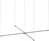Koncept ZBP-24-CS-SW-MTB-CNP Z-Bar Pendant Modern Matte Black LED Pendant Hanging Light