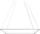 Koncept ZBP-24-S-SW-MWT-CNP Z-Bar Pendant Contemporary Matte White LED Drop Lighting Fixture