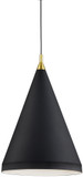 Kuzco 492716-BK/GD Dorothy Modern Black With Gold Detail Ceiling Light Pendant
