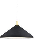 Kuzco 493118-BK-GD Dorothy Modern Black / Gold 18" Pendant Light