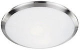 Kuzco 51561BN Contemporary Brushed Nickel 12" Home Ceiling Lighting