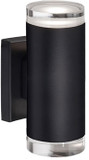 Kuzco 601432BK-LED Modern Black LED Wall Light Fixture