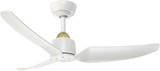 Kuzco CF92942-BG/WH Hugo Modern Brushed Gold / Matte White LED Home Ceiling Fan
