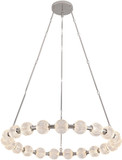 Alora CH321041PN-UNV-010 Marni Contemporary Polished Nickel LED Chandelier Light