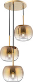 Kuzco CH57514-BG/CP Samar Modern Brushed Gold/Copper Multi Lighting Pendant