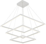 Kuzco CH88332-WH Contemporary White LED Pendant Hanging Light