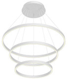 Kuzco CH87332-WH Cerchio Contemporary White LED Pendant Lamp