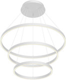 Kuzco CH87932-WH Cerchio Modern White LED Pendant Lighting
