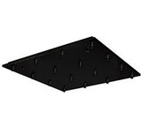 Kuzco CNP16AC-BK Multi-Port Canopy Black 16 Port Canopy