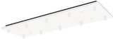 Kuzco CNP10AC-WH Multi-Port Canopy White 10 Port Canopy