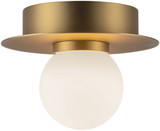 Kuzco FM15506-BG-UNV Elixir Modern Brushed Gold LED Flush Mount Lighting