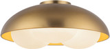 Alora Mood FM495316BGOP Robyn Contemporary Brushed Gold / Opal Glass Ceiling Light Fixture