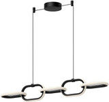 Kuzco LP92636-BK Airen Contemporary Black LED Island Lighting