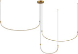 Kuzco MP89370-BG Talis Modern Brushed Gold LED Multi Ceiling Light Pendant