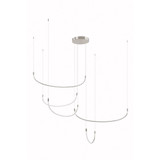 Kuzco MP89570-BN Talis Contemporary Brushed Nickel LED Lighting Chandelier