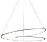 Kuzco PD11132-AS Twist Modern Antique Silver LED 32" Drop Ceiling Lighting