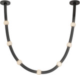 Kuzco PD39307-BK/OP-UNV-RT Corda Modern Black / Opal Glass LED Ceiling Light Pendant