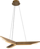 Kuzco PD64231-VB-UNV-010 Tachi Contemporary Vintage Brass LED Pendant Lighting Fixture