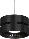 Kuzco PD6705-BK-UNV Oxford Contemporary Black LED Mini Pendant Light Fixture