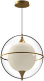 Kuzco PD76716-BG Aries Contemporary Brushed Gold LED Hanging Light