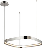 Kuzco PD78019-PN Yukon Modern Polished Nickel LED 20" Pendant Lighting
