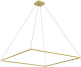 Kuzco PD88160-BG Piazza Modern Brushed Gold LED Pendant Lamp